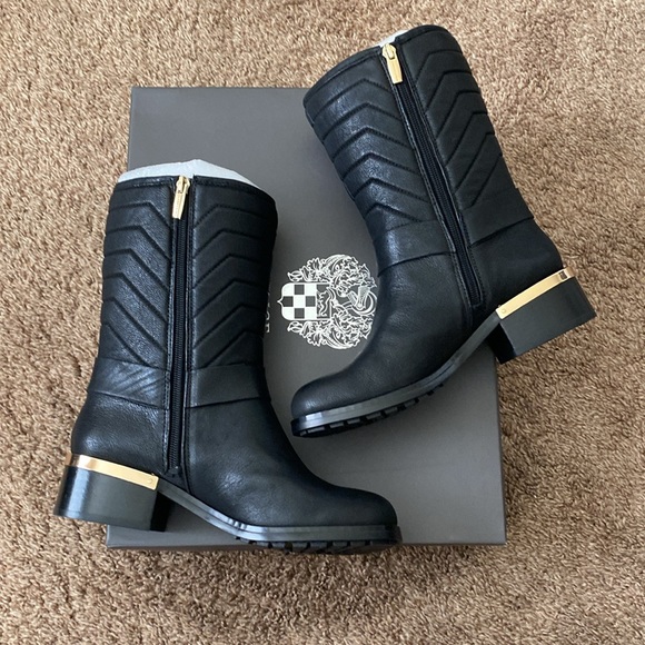 Vince Camuto | NWB Women’s Black Moto Booties - Picture 6 of 11